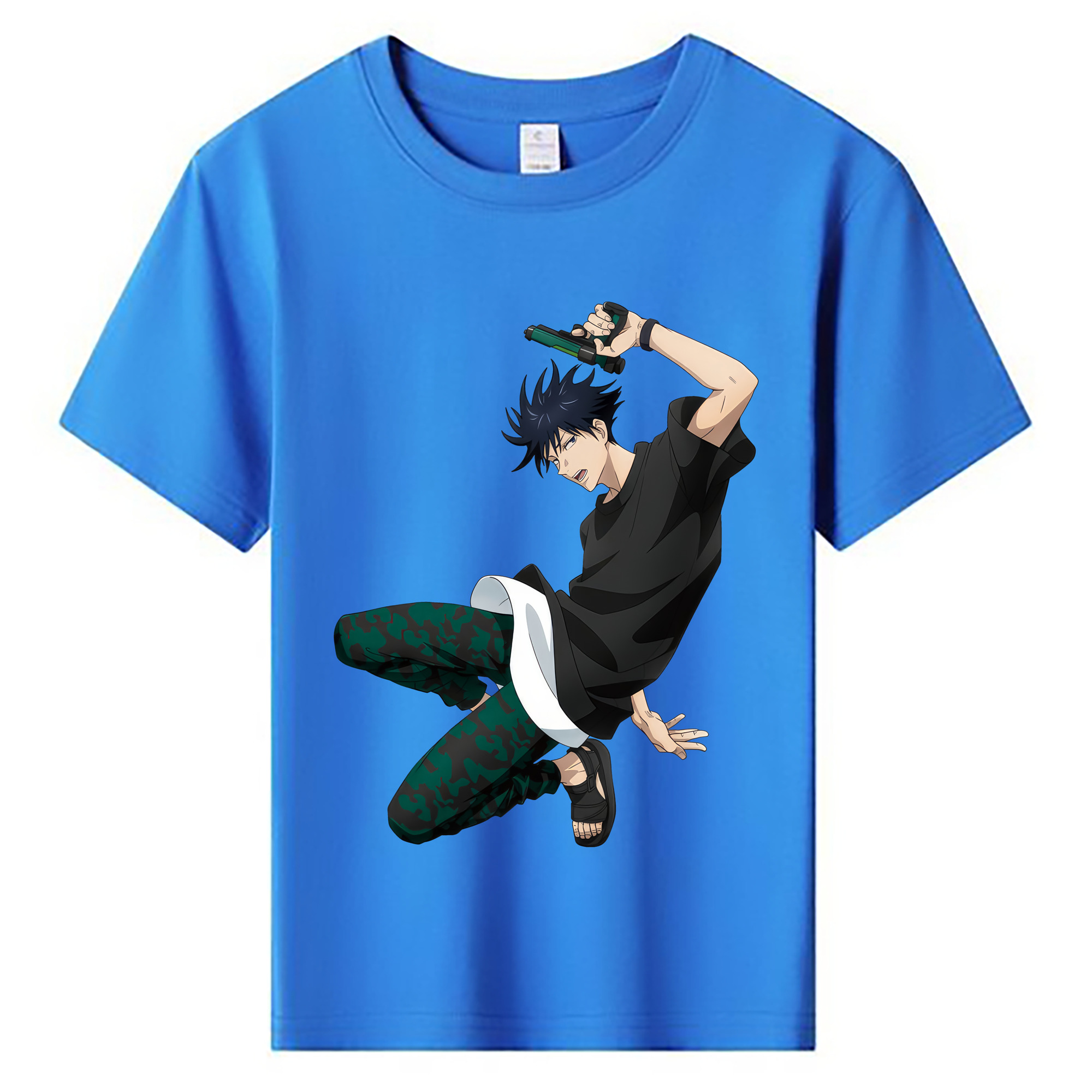 （画像用） 呪術廻戦 Jujutsu Kaisen 綿100％キッズTシャツ（フロントプリント）